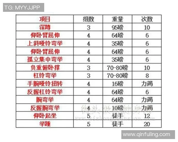 全面提升肌肉力量与耐力的哑铃健身训练计划表详解与实施指南